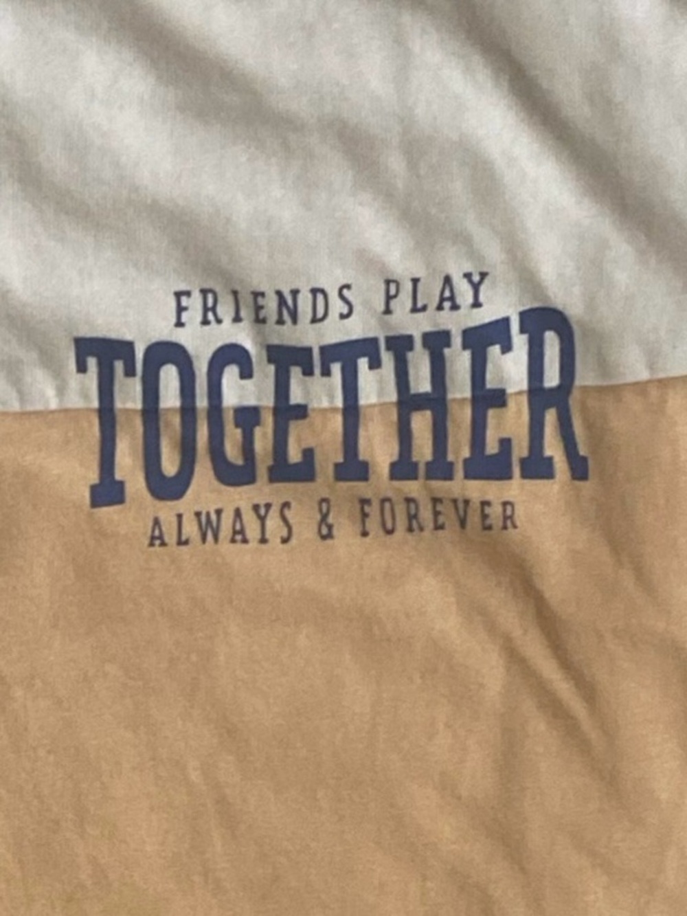 Boys 2 T- shirts 1 Green Yoshi Graphic Tee & Beige “Friends” Short Sleeve Size 6 - Picture 7 of 9